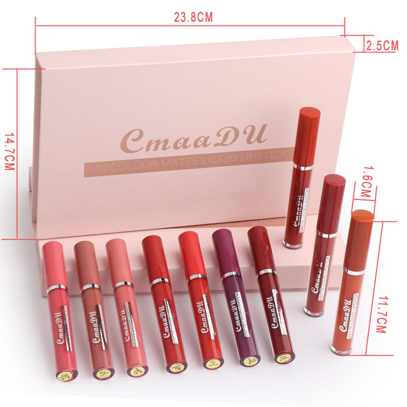 Women's Non-stick Cup Waterproof Matte Lipstick - Tiff's Treasures