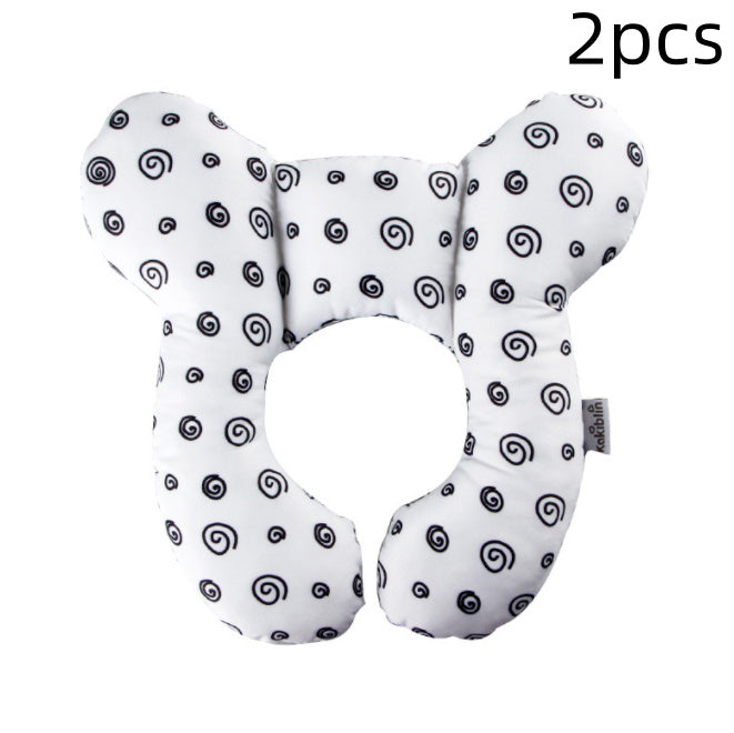 Infant Pillow  Baby Bed  U-Shaped Safety Seat  Neck Guard  Fixed Stereotyped Stroller Pillow - Tiff's Treasures
