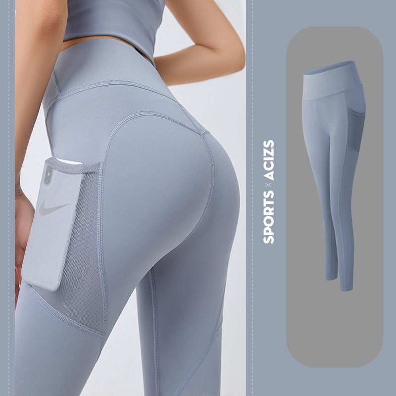 Yoga Pants Women With Pocket Leggings Sport Girl Gym Leggings Women Tummy Control Jogging Tights Female Fitness Pants - Tiff's Treasures